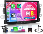 6G + 128G 8 Core Android Autoradio Dacia Logan Dokker Duster Sandero Lodgy Renault Captur Symbol 8-tolline autoradio Android auto GPS navigatsiooniga WiFi Mirror Link Bluetooth FM/RDS/DSP/SWC