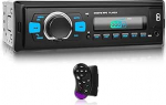 [DAB/DAB+] Rimoody 1 DIN autoraadio Dual Bluetooth, Raadio auto 1 DIN Bluetooth Handsfree komplektiga FM raadio EQ USB/AUX-IN/TF/SD roolijuhtimispult MIC USB laadimispordiga