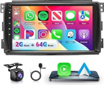 Autoraadio 2G + 64G Android 15 Mercedes Benz Smart Fortwo 2005-2010, 9-tolline HD 2.5D puuteekraaniga autoraadio traadita Carplay Android auto GPS Wi-Fi USB Bluetooth FM RDS raadio tagurdamine