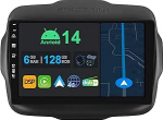 9-tolline Android 14 autoraadio koos satelliitnavigatsiooniga Jeep Renegade 2015-2018 jaoks | Octa Core | 6GB 128GB | Sisseehitatud 4G LTE | CarPlay & Android Car | DSP | DAB | HDMI | Dual Band WiFi | Bluetooth 5.0 | GPS