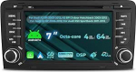 Android 14 autoraadio Audi A3 2003-2012 & S3 8P 2006-2012 & RS3 Sportback 2011-2012, 7-tolline raadio CD/DVD-m&auml;ngijaga, traadita Carplay/Android auto, GPS, WiFi, Bluetooth, 4G FM/AM RDS SWC