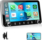 2+64G 2 DIN autoraadio juhtmevaba A-apple Carplay/Android auto, 10,36-tolline Android puuteekraan Bluetooth/GPS/SWC/FM/RDS/USB/WiFi abil