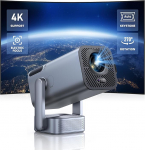 Mini projektor Native 1080P projektor 4K - 【Elektriline fookus ja automaatne vertikaalne trapetsikorrektsioon ja 270&deg; p&ouml;&ouml;ratav】 TOPTRO WiFi Bluetooth projektor V&auml;ike v&auml;liprojektor mobiiltelefoni jaoks, X8