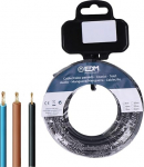 EDM 4mm paindlik kaabel must 5 MTS. Libre HALOGENO