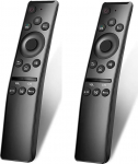 Universaalne kaugjuhtimispult k&otilde;ikidele Samsung TV LED QLED UHD SUHD HDR LCD HDTV 4K 8K Solar Curved Smart TV-dele koos otsetee nuppudega Netflixi, Prime Video, Hulu jaoks, 2 tk, pakendis