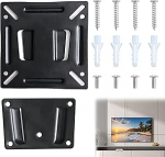 1 komplekt 14"-27" monitori seinakinnitus Ultra Thin Fixed Monitor Wall Mount VESA kuni 100x100mm, Maksimaalne kaal 30lbs, mitmek&uuml;lgne asendusstendi kinnitused, sobib 15 kuni 27"
