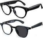 Cyxus KI-Smart Brille mit Kamera+KI-Smart Photochromatisch Brille &Uuml;bersetzung Sprachen Protokollierung von Besprechungen Lange Akkulaufzeit Sprachsteuerung Musikanrufe Unisex