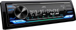 JVC KD-X482DBT USB autoraadio DAB+ ja Bluetooth Hands-Free komplektiga (USB, AUX-In, 3 x Pre-Out 2,5 V, Amazon Alexa, heliprotsessor, 4 x 50 W, VAR valgustus), mustas toonis