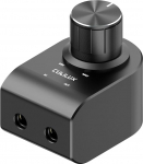 Cubilux helitugevuse regulaator, Inline Stereo Audio helitugevuse summuti, millel on t&auml;ielik alumiiniumsulamist korpus h&auml;irede isoleerimiseks, Inline helitugevuse reguleerimine (3,5 mm (1/8 tolli))