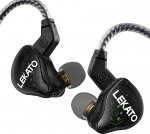LEKATO H5 In-Ear Monitor k&otilde;rvaklapid H&uuml;briid HiFi IEM k&otilde;rvaklapid muusikutele Eemaldatav 2-poolne kaabel 1BA + 1DD Traadiga m&auml;nguk&otilde;rvaklapid Professionaalsed s&uuml;gava bassi heliisolatsioon (ilma mikrofonita)