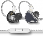 Yinyoo KBEAR KB2208 Tangle Wired In-Ear k&otilde;rvaklapid, KBEAR m&uuml;raeristavad k&otilde;rvaklapid, s&uuml;gav bass, 3,5 mm pesa, k&otilde;ik-&uuml;hes juhtnupuga (must, mikrofoniga)