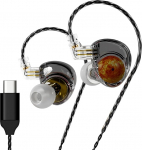 ND Planet IEM k&otilde;rvaklapid, 12mm Dual Magnetic Driver, HiFi Gaming k&otilde;rvaklapid koos eemaldatava 2-poldilise kaabliga, m&uuml;raeristavad k&otilde;rvamonitorid muusikutele, audiofiilidele, lauljatele