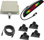 Baceyong LED veoauto tagurdusanduri s&uuml;steem, parkimisanduri komplekt, tagurdusradari helihoiatuss&uuml;steem