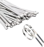 TERF&reg; 20 Pack roostevabast terasest kaablisidemed 290mm x 7.9mm Raske mereklassi 316 terasest sidemed turvalised ja iselukustuvad siseruumides, v&auml;ljas, kodus, kontoris ja t&ouml;&ouml;kojas.