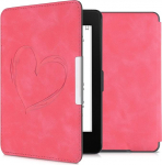 kwmobile kaitsekott, mis &uuml;hildub Amazon Kindle Paperwhite'iga - eReader kunstnahast (kuni 2017. aasta mudelitele) - s&uuml;damepintsel roosa