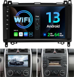 2+32G autoraadio Mercedes Benz A/B/V klassi Vito Viano Sprinter 2500 3000 W169 B200 W639 - juhtmevaba Apple Carplay/Android auto / 1080P puuteekraan + AHD tagavarakaamera