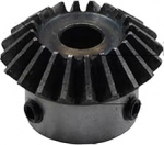 1 x bevel gear 1 m 20 teeth inner hole 5/6/7/8 mm gear 90 degree engagement angle steel gear screw hole M5 (5 mm)