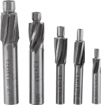 5tk HSS puurimispuuride komplekt M3 M4 M5 M6 M8 s&uuml;vistatud puurimispuurid Super Hard Woodworking Countersink Drill Bit for Copper, Aluminum, Steel, Cast Iron (vask, alumiinium, teras, malm)