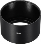 PATIKIL 49mm Long Focal Length Matte Finish Black Lens Hood with Anti-Reflective Interior Lens Cloth