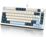 ATTACK SHARK K85 mehaaniline m&auml;nguklaviatuur 75% protsent, reguleeritav vastus, magnetiline l&uuml;liti, Apex Pro TKL RGB tihendiga klaviatuur A75 QWERTY p&ouml;&ouml;rleva nupuga, toetab DKS/MT/TGL, PC/MAC jaoks