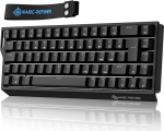 MAGIC-REFINER X68 HE 8000Hz Rapid Trigger Keyboard, juhtmega magnetklaviatuur, reguleeritav stop, UK paigutus, 128K prooviv&otilde;tusagedus, 0,125 ms latentsus, 0,01 mm RT t&auml;psus, Snap Tap, RGB (must)