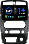 SXAUTO - Sisseehitatud DAB - Android 14 IPS autoraadio Suzuki Jimny 3 (2005-2019) jaoks - Sisseehitatud Carplay/Android auto - LED kaamera + mikrofon - 4G + 64G - 360-CAM roolijuhtimine Fast Boot WiFi - 2 DIN 9