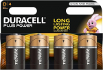 Duracell Plus Power MN1300 - patarei - D - leelismetallid x 4