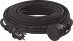 EMOS - IP44 pikenduskaabel 25m - 1 Schuko pistikupesa - veekindel, l&ouml;&ouml;gikindel, temperatuuri- ja &otilde;likindel - 230 V, 16 A, 3680 W - kummi isolatsioon - H07RN-F3G 2,5 mm2 - v&auml;listingimustes kasutamiseks - must
