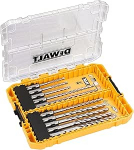 DEWALT Extreme T&auml;iskarbiidist SDS-plus-vasarapuuride komplekt DT70752 (10-osaline komplekt, ToughCase+, &uuml;hildub Tstak hoius&uuml;steemiga, suurused 5-12 mm, pikkus 110 mm + 160 mm) Kollane/must