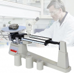 Mechanical Three-Beam Scale, 0.1g to 2610g Laboratory Scale, Three-Beam Scale with Zero Adjustment Knob, High Precision Chemical Scale with Tray for Weighing Ingredients Teaching Experiment