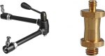 Manfrotto Magic Arm ilma lisatarvikute ja kaameratihvtita Super Clamp 037 jaoks
