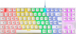 Mars Gaming MK80 White, mehaaniline m&auml;nguklaviatuur TKL FRGB, Antighosting, Switch Mechanical Brown, itaalia keel