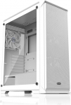 RAIJINTEK Arcadia 41 White, Mid-Tower PC korpus, kaasaegne disain karastatud klaasiga, eelpaigaldatud 120 mm tagumine ventilaator, k&otilde;rge &otilde;huvool vaikseks ja puhtaks m&auml;ngude ehitamiseks, ATX tugi