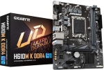 GIGABYTE H610M K DDR4 emaplaat - toetab Intel Core protsessoreid 14. p&otilde;lvkonna protsessoreid, 3+1+1 faasi h&uuml;briidtoitedisain, kuni 3200MHz DDR4, 1xPCIe 3.0 M.2, GbE LAN, USB 3.2 Gen 1