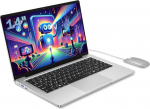 Celeron N4000 14-tolline s&uuml;learvuti (kuni 2.6GHz) 6GB RAM 128GB SSD S&uuml;learvutid W11 Pro Support WiFi 2.4/5G Bluetooth 5.0 Student Office s&uuml;learvuti koos hiirega