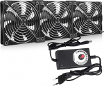 120 mm ventilaator kiiruse juhtimisega, 220 V, harjadeta jahutusventilaator metallkattega, suur &otilde;humaht, vaikne v&auml;ljat&otilde;mbeventilaator arvutitele, korpustele ja muule (3)