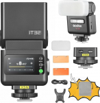 Godox iT32 TTL kaamera v&auml;lklambi koos X5 juhtmevaba v&auml;lklambi p&auml;&auml;stikuga 2.4GHz HSS 1/8000s GN18 koos magnetilise hajutiga (IT32+X5N)