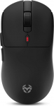 KROM Klever traadita m&auml;nguhiir, &uuml;likerge 55g, Pixart PMW3325 optiline sensor kuni 10,000 DPI, 6 nuppu, 1000Hz Polling Rate, 2.4GHz Wireless & USB-C, &uuml;hildub PC, Mac, PS4, PS5, mustas toonis