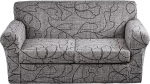 KRFOONN Stretch Diivan Diivan katab 2 padjad, tr&uuml;kitud diivanid kahe istuja Slipcover 2 eraldi istmepadja katted, pestav diivan Slipcovers, m&ouml;&ouml;bli kaitsja (Loveseat, 52)