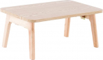 Klappbarer Beistelltisch f&uuml;r kleine R&auml;ume, 60/80 cm madal Holztisch, klappbarer Couchtisch, tragbarer Computertisch, Arbeitsplatz f&uuml;r B&uuml;ro und Zuhause, einfache Montage, rechteckig (Gr&ouml;&szlig;