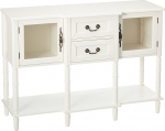 Kings Brand Furniture Cream White Wooden Chest of Drawers