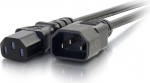 C2G 5 meetrine 16AWG arvutite pikenduskaabel (IEC320C13 kuni IEC320C14) 15 jalga toitekaabel / toitekaabel, must