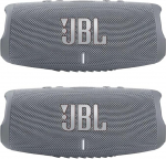JBL Charge 5 Bluetooth k&otilde;larid veekindlad kaasaskantavad hallid/hallid 1 paar