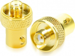 Pakett 2 BNC Female to SMA Female Male SMA to BNC koaksiaaladapter RF antenni traadita LAN koaksiaalkaabel traadita kaasaskantav Ham