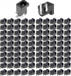 DC &otilde;&otilde;nes pistik, madalpingepistikupesa 5,5 mm 2,5, DC pistikupesa 12 V jootmine, DC Power 5,5 x 2,5 mm, PCB DC paneelipesa Audio/Video/Ardunio/CCTV kaamerate jaoks, pakend 100-st