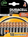 Duracell MN2400 Plus Power Alkaline AAA suurusega patareid (18 tk)