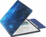 MoKo magnetiline &uuml;mbris uuele 11-tollisele Kindle Scribe 2025 (3. Gen) ja Kindle Scribe Colorsoft 2025 (1. Gen) - Slim Folio Premium PU nahast &uuml;mbris koos pliiatsi sulgemisega ja automaatse uinumise &auml;ratusega, sinised t&auml;hed