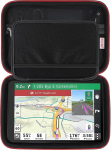 BOVKE Must k&otilde;va kandekott Garmin DezL OTR1000/OTR1010/RV1090 GPS-navigatsioonis&uuml;steemile 10" v&otilde;rkkott koos USB-kaabliga