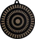 Premium-Tischset aus Silikon, hitzebest&auml;ndig, Tischset, Tassenunterlage, Tellerunterlage, rutschfestes Design, Tischsets und Untersetzer for Schutz des Esstisches for den Heimgebrauch(Style3 24cm)