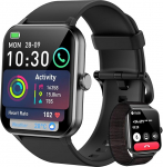 Blackview Smartwatch Mehed Naised Telefoni funktsiooniga (helistada / vastu v&otilde;tta) / s&otilde;numite meeldetuletus, spordikell 100+ spordirežiimiga, spordikell, s&uuml;dame l&ouml;&ouml;gisageduse unem&otilde;&otilde;tja, sammuloendur, nutikell arukale inimesele
